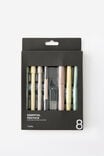 Essential Pen Pack, TYPO GREEN LEMONCELLO - alternate image 2