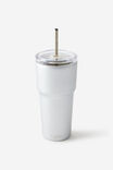 Personalised Smoothie Cup 600Ml, CHROME SILVER - example image 2
