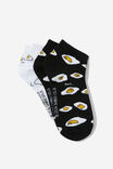 LCN SAN GUDETAMA BLACK WHITE (M/L)