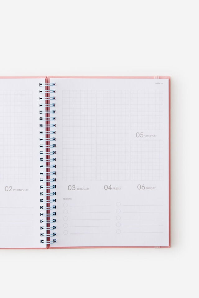 2026 Spiral Planner, PINK