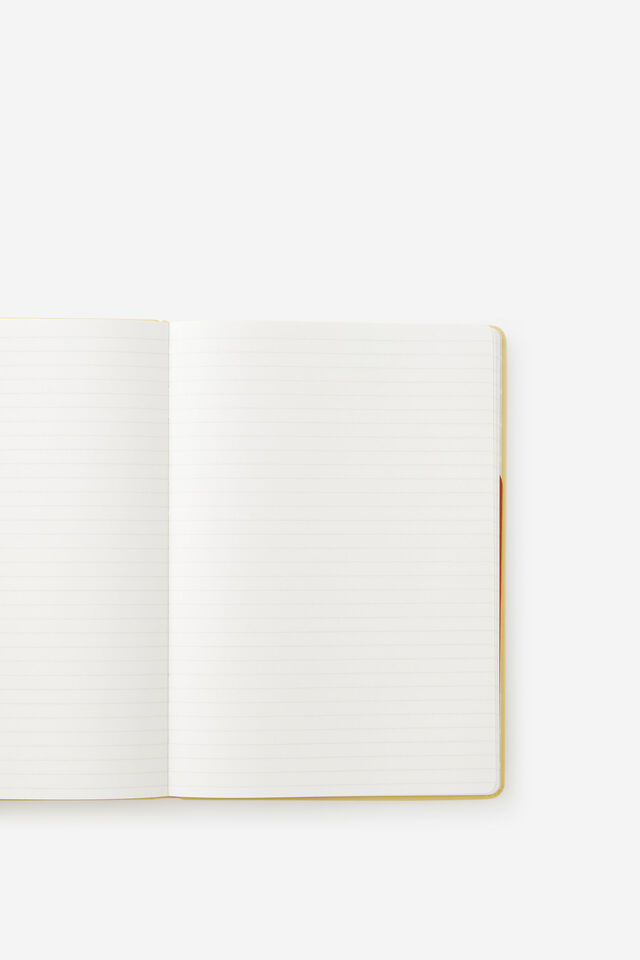 Personalised B5 Hard Cover Lined Notebook, LIMONCELLO