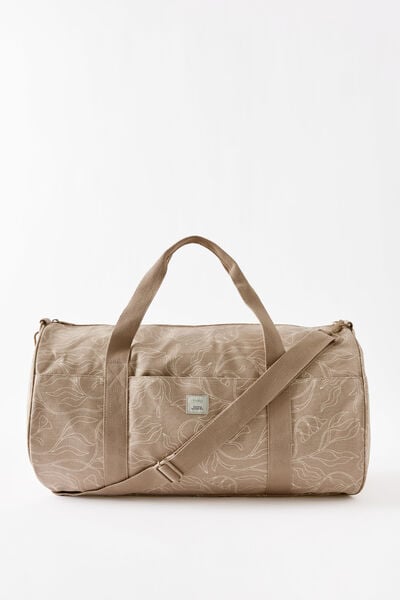 Campus Weekender Barrel Bag, MIRA FOLIAGE CHAI LATTE