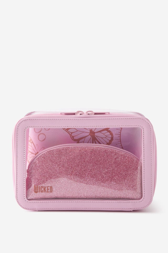 Collab 3 In 1 Cosmetic Case, LCN UNI/WICKED GLINDA