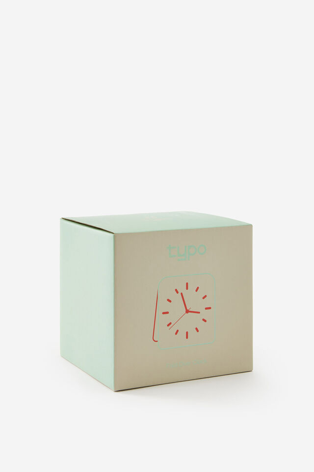Desk Scaping Retro Clock, MINTY