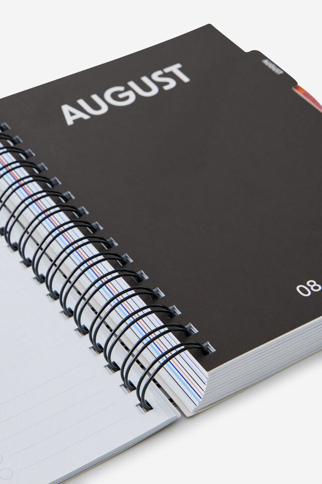 26/27 Daily Planner, BLACK
