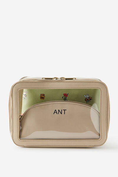 Personalised 3 In 1 Cosmetic Case, LITTLE TREATS/BAY LEAF