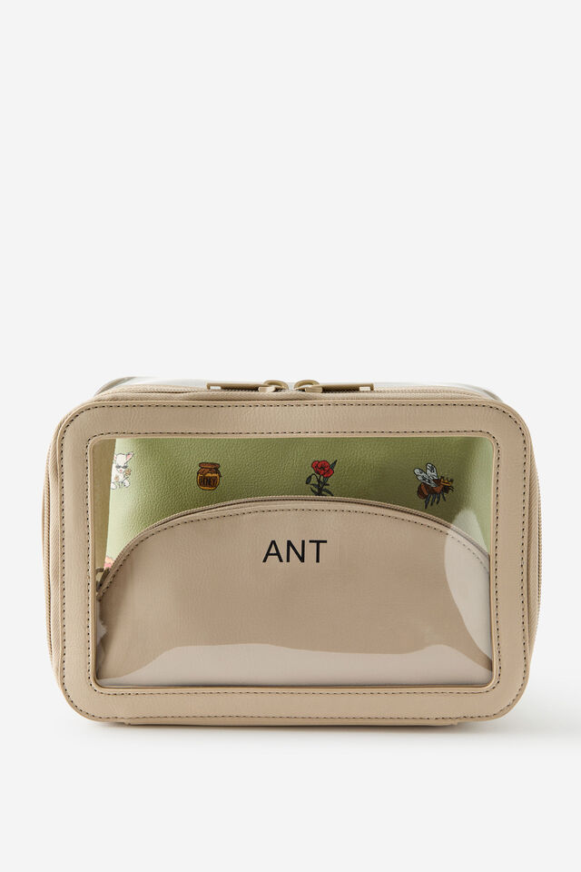 Personalised 3 In 1 Cosmetic Case, LITTLE TREATS/BAY LEAF