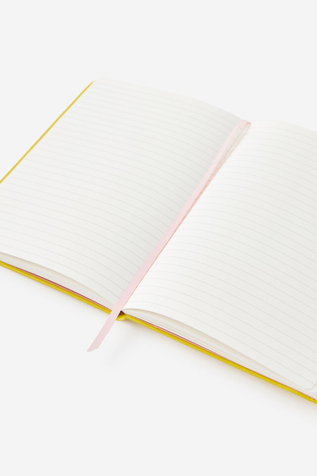 Personalised A5 Hard Lined Notetaker Notebook, WASABI STRAWBERRY MILK