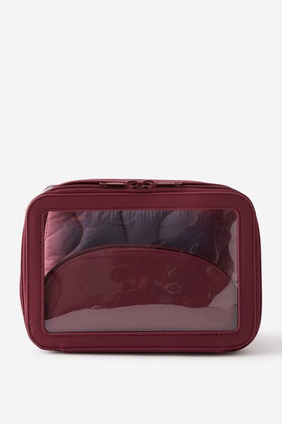 3 In 1 Cosmetic Case, DIFFUSION/CABERNET