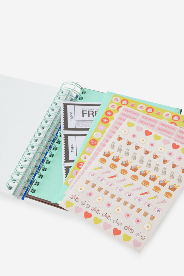 2027 A5 Daily Bright Days Diary, ESPRESSO POLKA