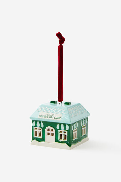 Light Up Tree Ornament, SANTAS TOY SHOP