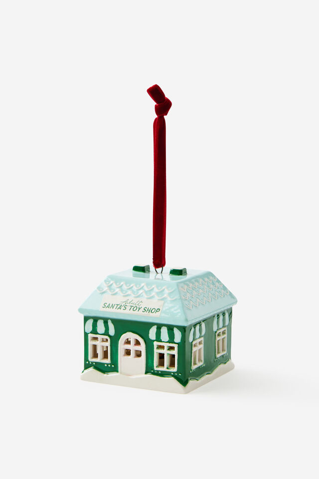 Light Up Tree Ornament, SANTAS TOY SHOP