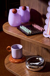 Bulbous Fashion Mug, GINGERBREAD / ORCHID - example image 2