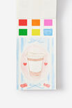 Watercolour Postcard Pad, TRINKETS AND TREASURES - example image 2