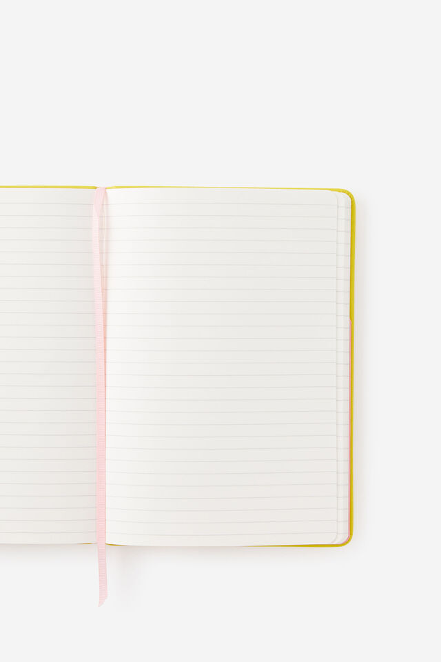 Personalised A5 Hard Lined Notetaker Notebook, WASABI STRAWBERRY MILK
