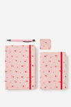 Notebook Gift Set, Ditsy Pansy Pink Clay - alternate image 3