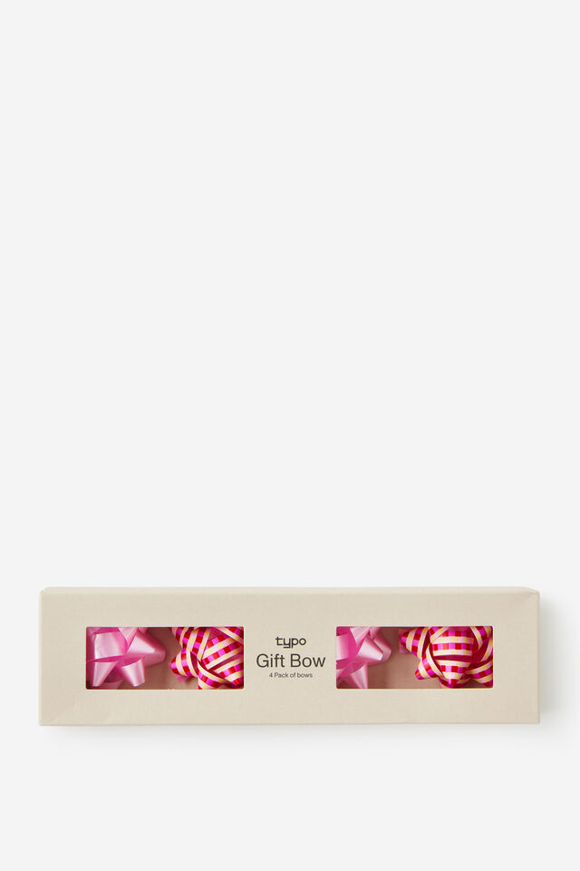Gift Bow 4Pk, FESTIVE FEAST