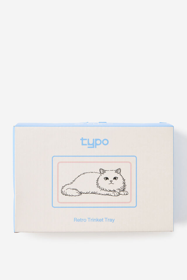 Retro Trinket Tray, PERSIAN CAT