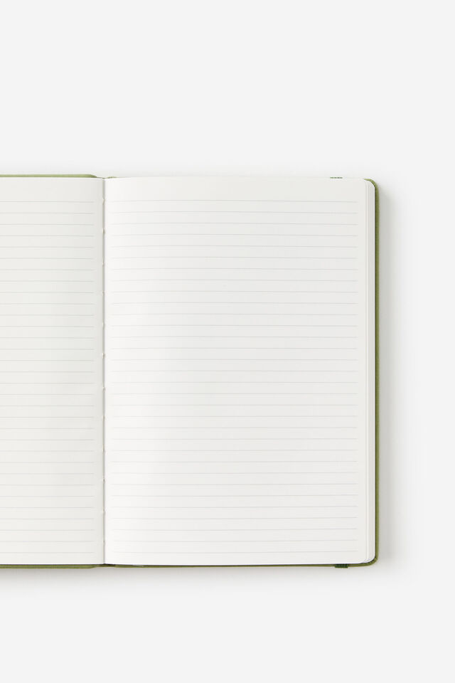 Metro A5 Hard Lined Notebook, Chai