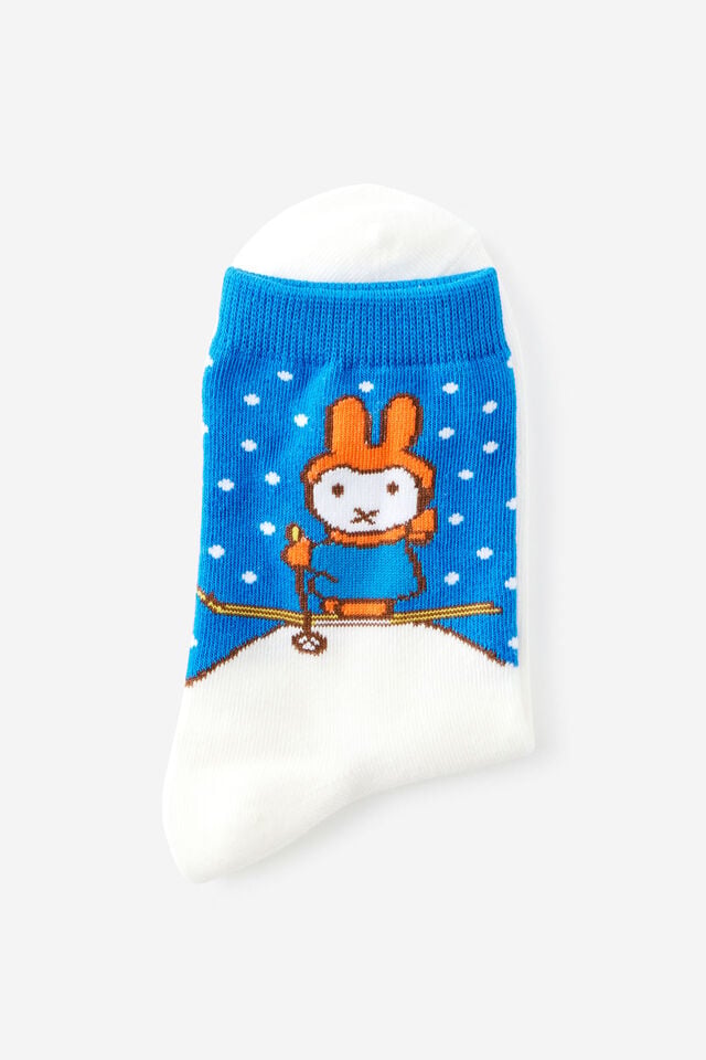 Collector Christmas Crew Socks, LCN MIG MIFFY SKIING