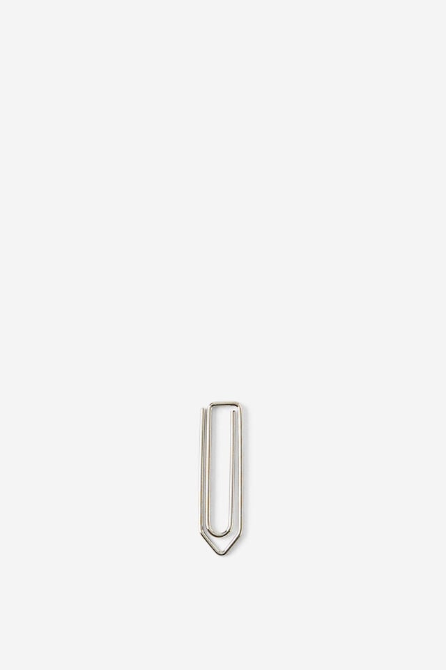 Essential Paper Clips 12Pk, ARROW SILVER