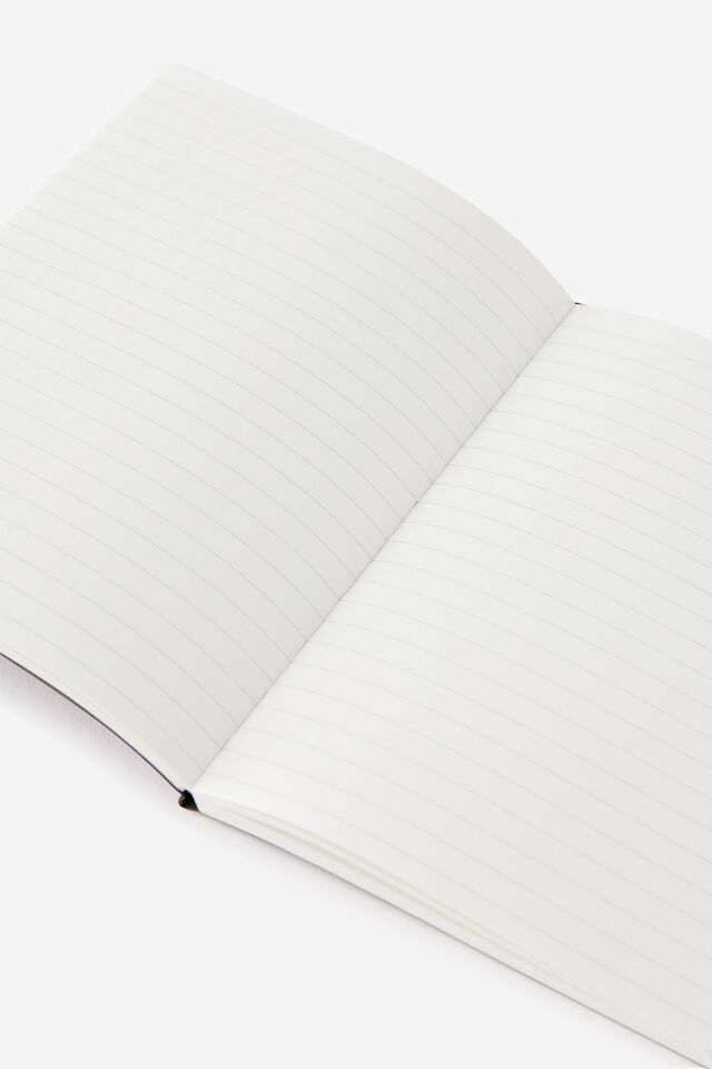 Personalised B6 Soft Cover Lined Notebook, CABERNET