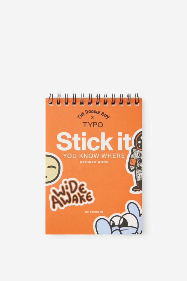 Premium Stick It Sticker Book, LCN DOO DOODLE BOY COLOURED
