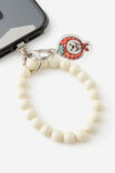 Beaded Wrist Strap, ECRU - example image 2