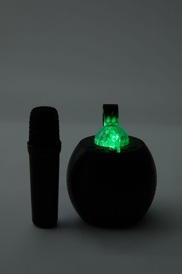 Party Karaoke Speaker With Light, BLACK
