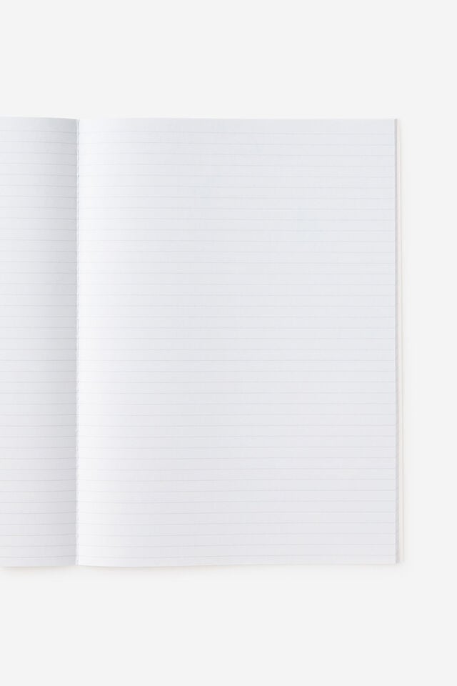 A4 3 Pack Lined Notebooks, RABBIT SQUIRREL BLUE