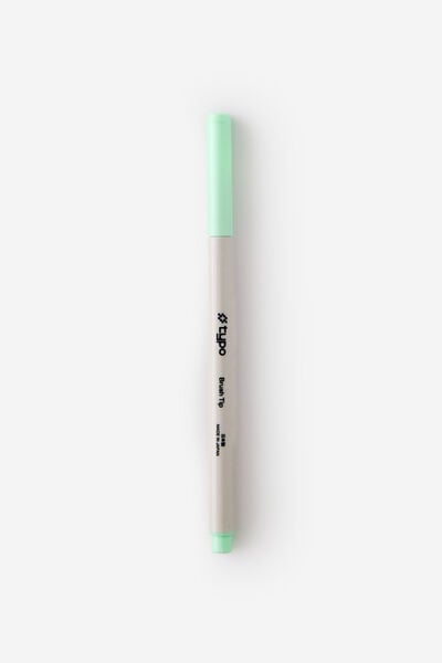Brush Tip Pen, PEPPERMINT