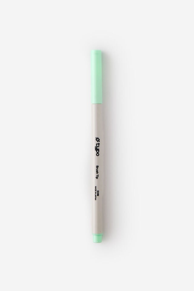 Brush Tip Pen, PEPPERMINT