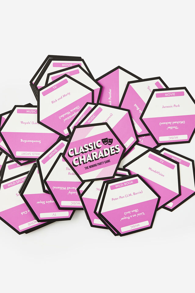 Classic Charades Card Game, ASSORTED
