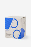 Double Walled Glass Mug, BERRY BLUE - alternate image 3