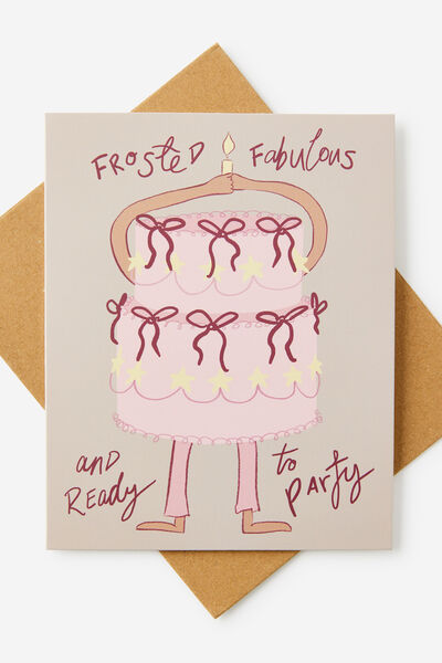 Nice Birthday Card 2.0, FROSTED FABULOUS