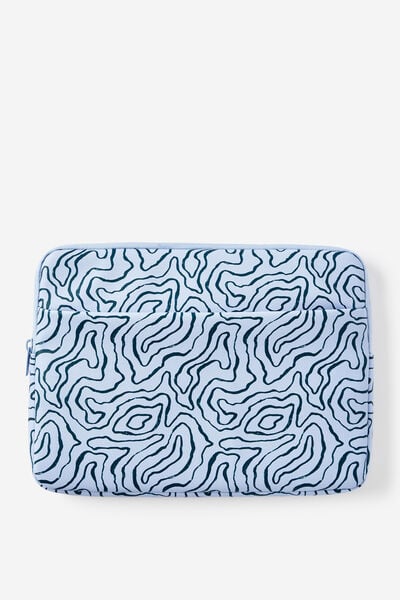 Pro 14 Inch Laptop Case, TYPOGRAPHIC / BLUE SKIES