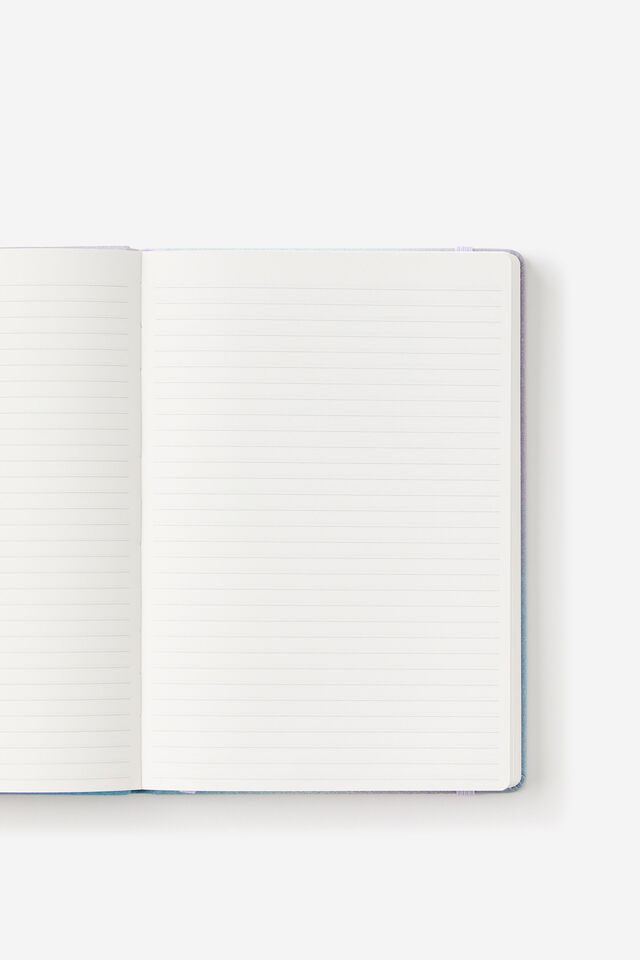 Metro A5 Hard Lined Notebook, Black