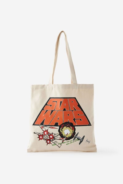 Collector Tote Bag, LCN LUC STAR WARS X WING ECRU