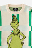 Grinch Christmas Jumper, LCN DRS GRINCH GREEN & MINT - alternate image 2