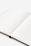 Metro B5 Hard Lined Notebook, Black - alternate image 3