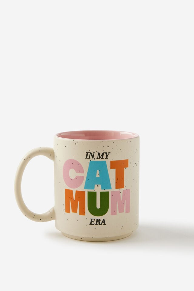 Daily Mug, CAT MUM ERA COLOUR BLOCK