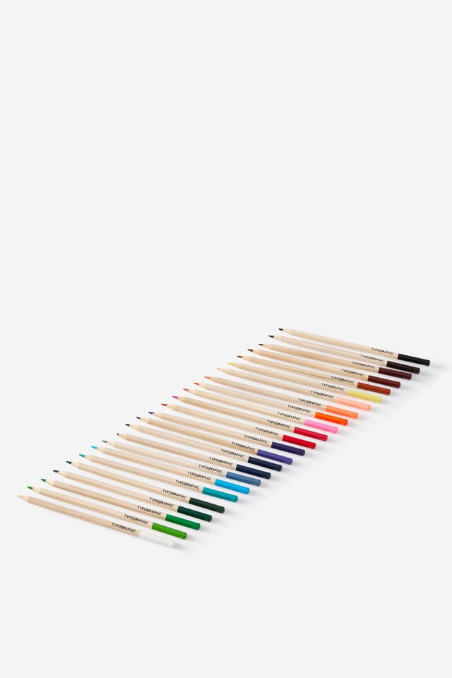 Watercolour Pencils 24Pk, MIXED