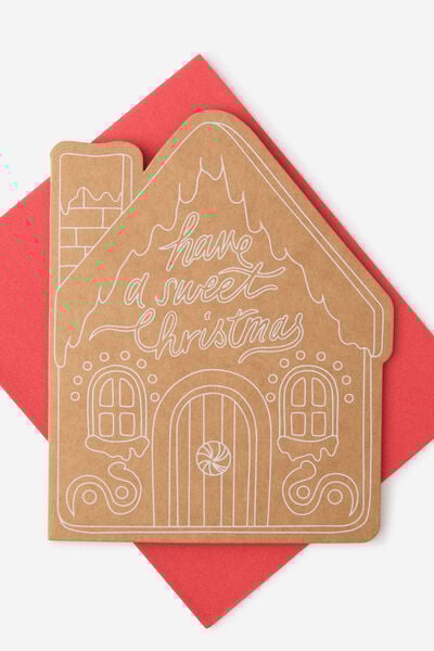 Premium Christmas Card 2025, SHAPED TINY HOME
