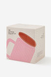 On The Go Mug With Lid, BURNT ORANGE & STRAWBERRY MILK - alternate image 3