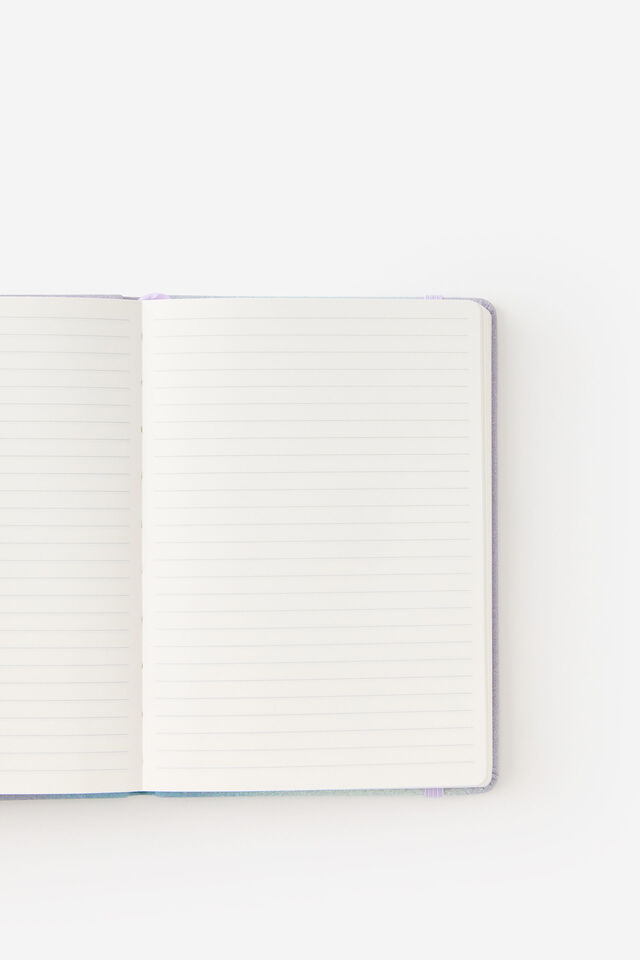 Metro B6 Hard Lined Notebook, DIFFUSION SILVER LILAC