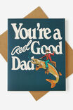 Fathers Day Card 2026, REEL GOOD DAD - example image 1