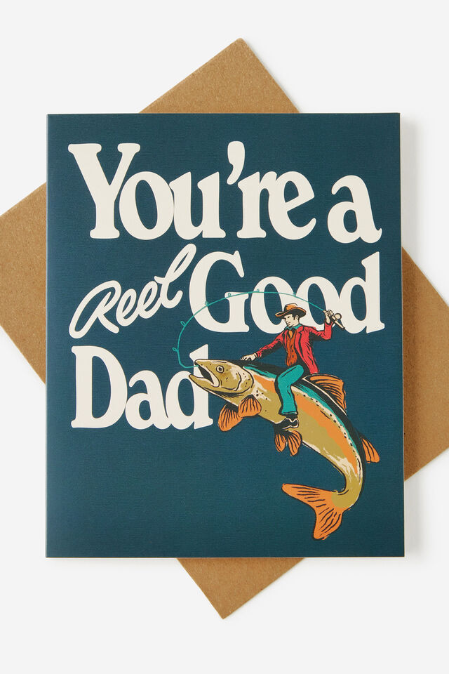 Fathers Day Card 2026, REEL GOOD DAD