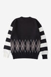 Nightmare Before Christmas Jumper, LCN DIS NIGHTMARE BEFORE CHRISTMAS BLACK & WH - alternate image 3