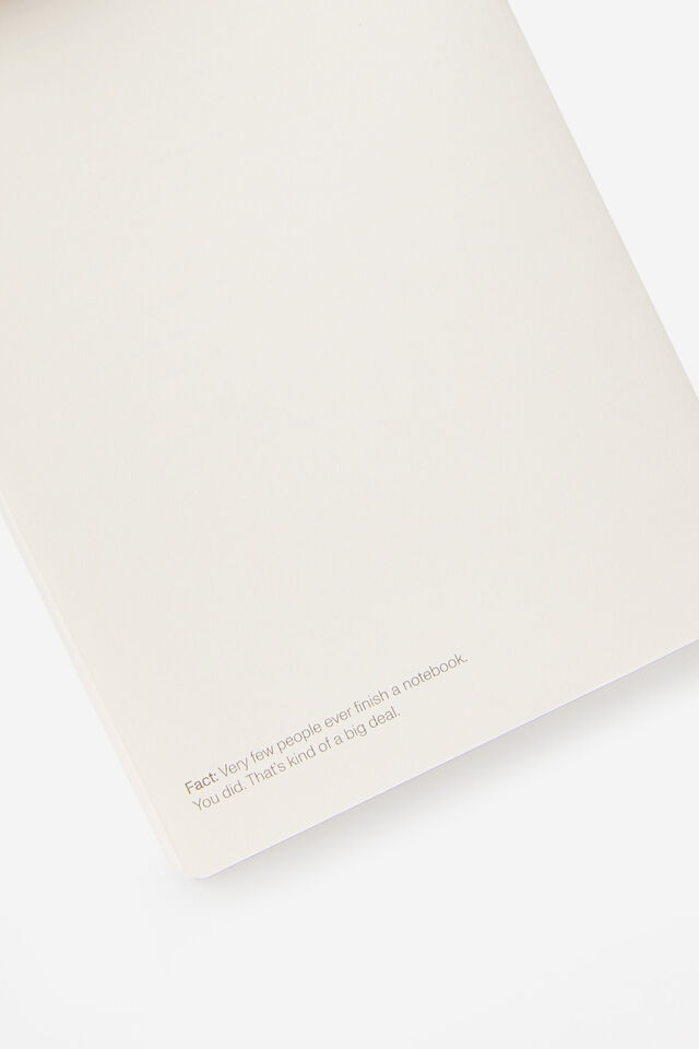 Metro B6 Soft Lined Notebook, Ditsy Pansy Midnight Ink