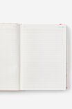 2026 B5 Daily Hard Metro Diary, Ditsy Pansy Pink Clay - alternate image 3